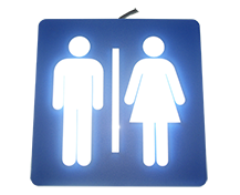 LED超薄型標示牌(男女廁)